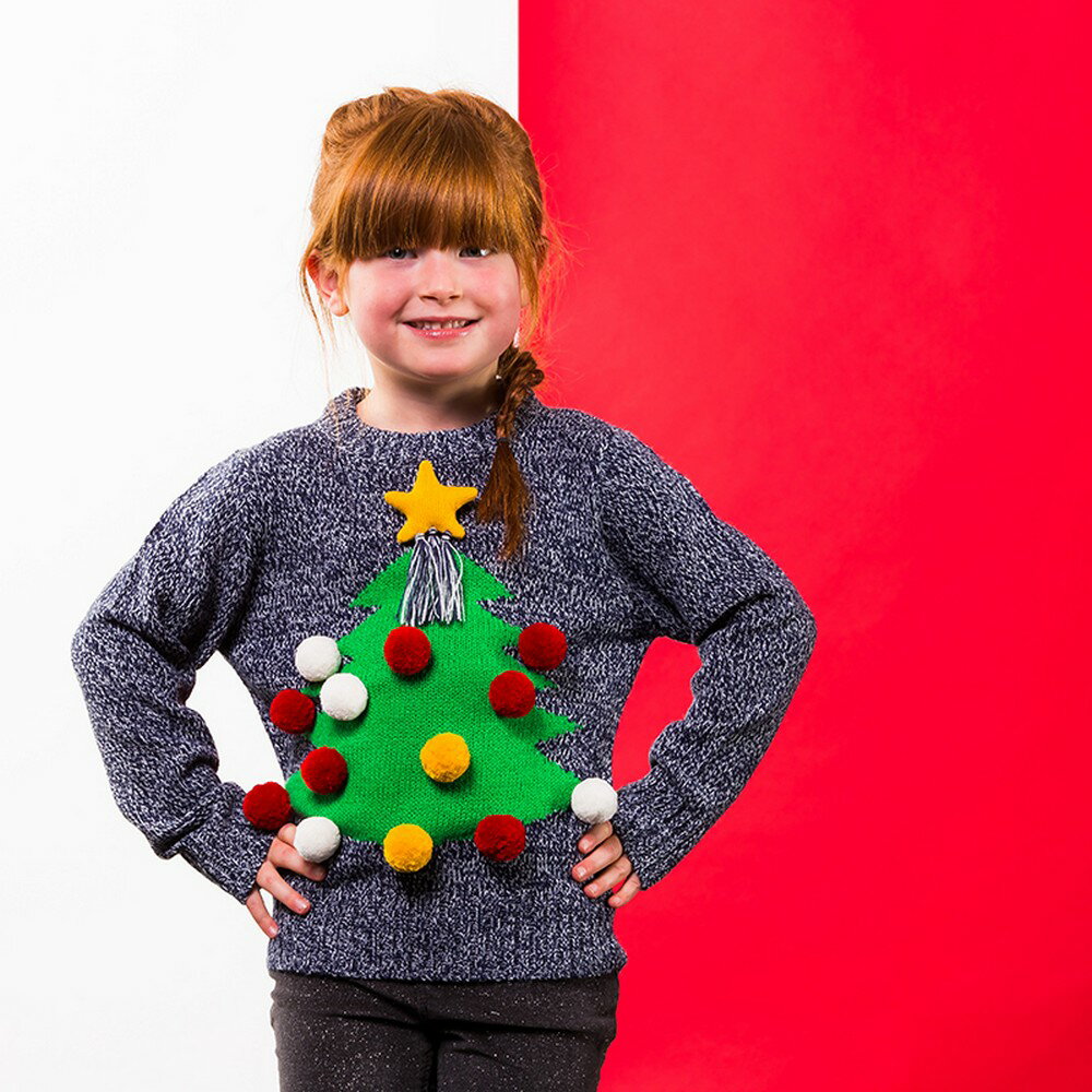 (クリスマスショップ) Christmas Shop キッズ・子供用 3D 立体的 クリスマスセーター ニット 【海外通販】