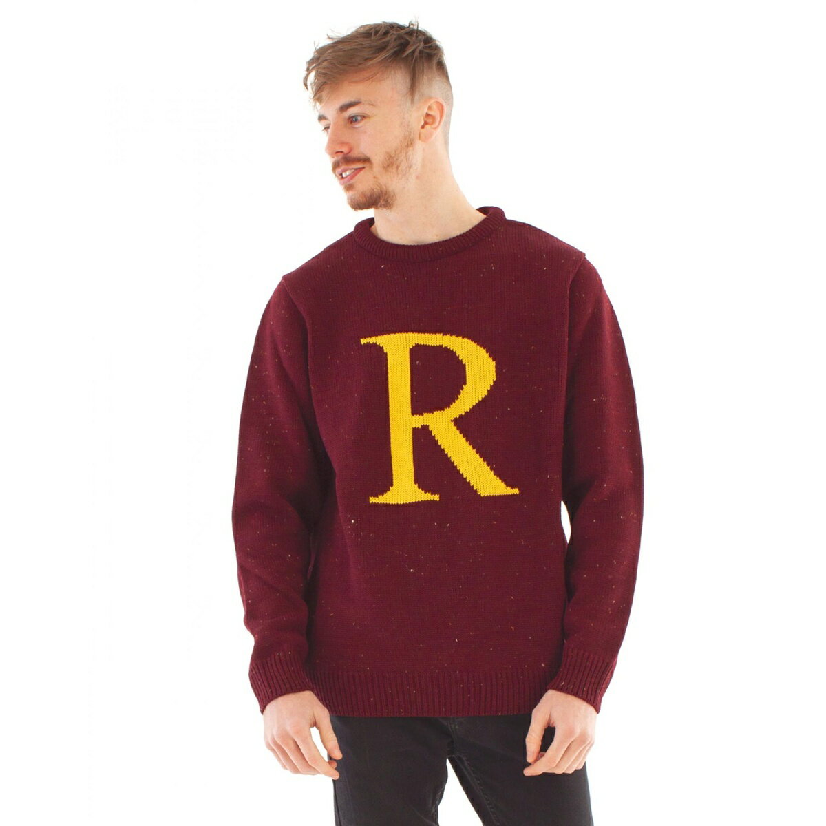 (ハリー ポッター) Harry Potter オフィシャル商品 Ron Weasley R ニットクリスマス セーター トップス 【海外通販】