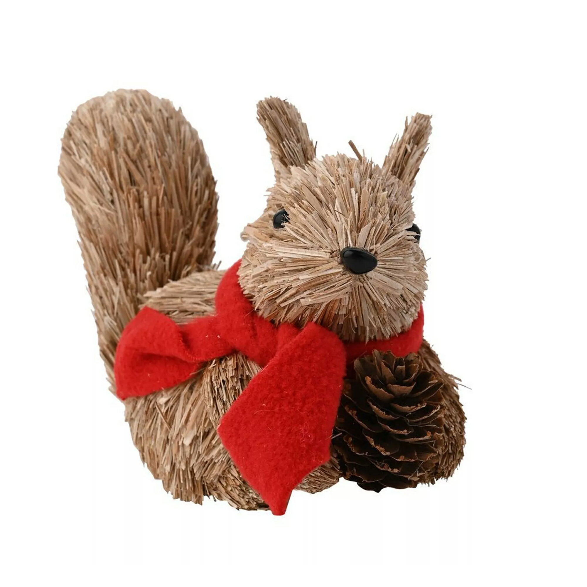 (カントリーリビング) Country Living 松ぼっくりとリス 掛け飾り ルームデコレーション インテリア 【海外通販】