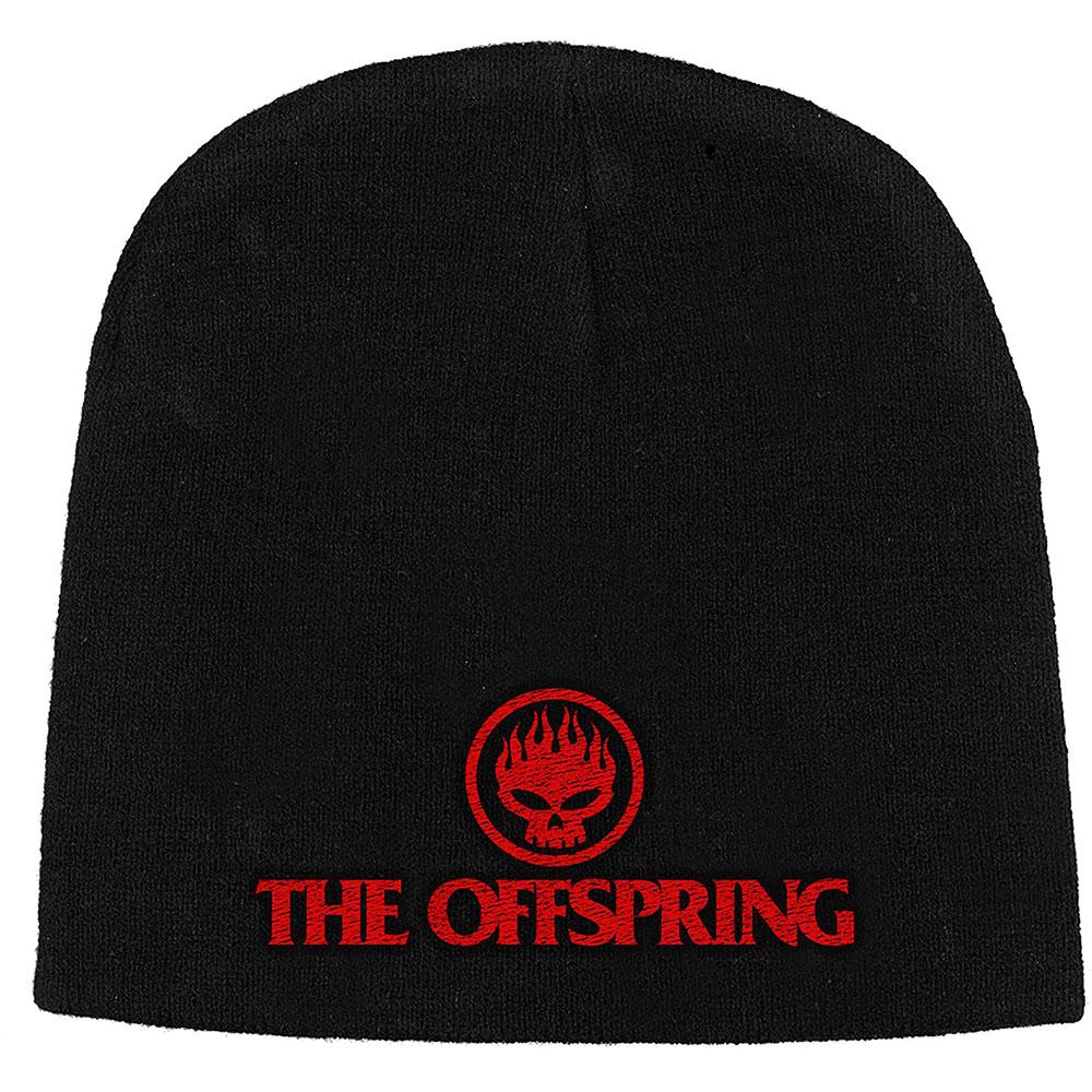 (オフスプリング) The Offspring オフィシャル商品 ユニセックス スカル ニット帽 ロゴ ビーニー キャップ 【海外通販】