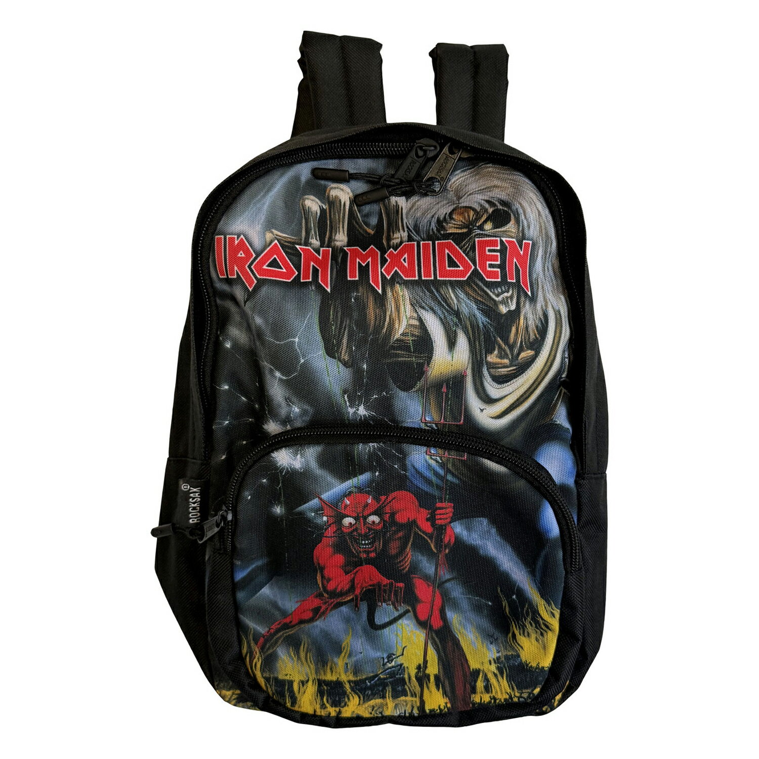 乐天商城 - (アイアン・メイデン) Iron Maiden オフィシャル商品 リュック Number Of The Beast ミニ バックパック かばん 【海外通販】