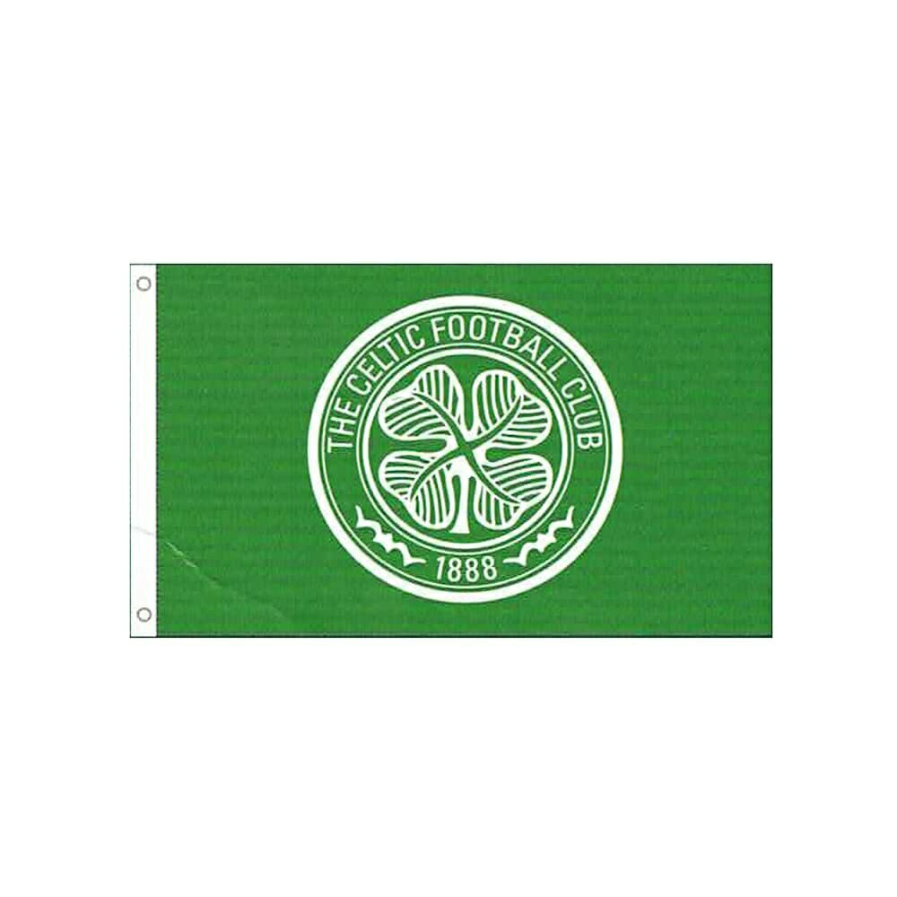 セルティック フットボールクラブ Celtic FC オフィシャル商品 コア クレスト フラッグ 旗 【海外通販】 1