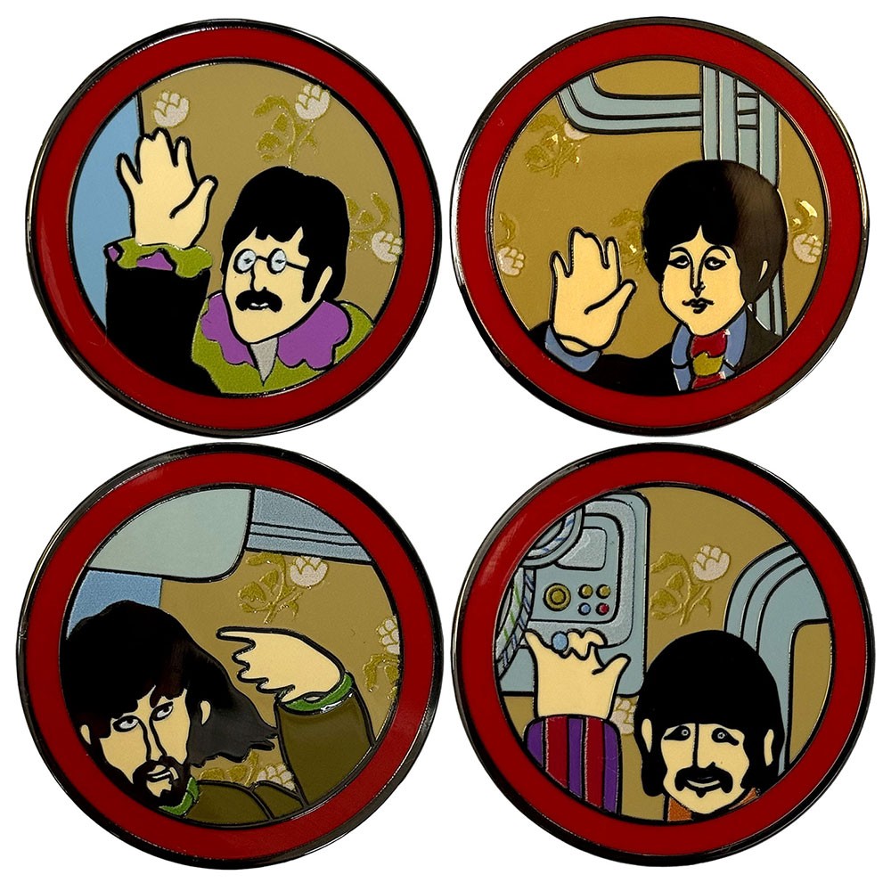 (ビートルズ) The Beatles オフィシャル商品 Yellow Submarine Portholes ピンバッ...