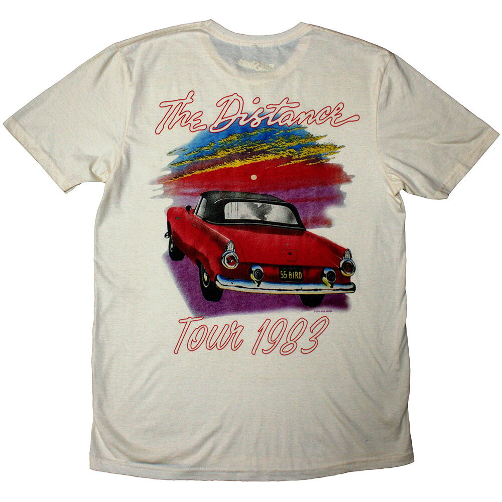 (ボブ・シーガー&ザ・シルヴァー・ブレット・バンド) Bob Seger & The Silver Bullet Band オフィシャル商品 ユニセックス Distance Tour Tシャツ 半袖 【海外通販】