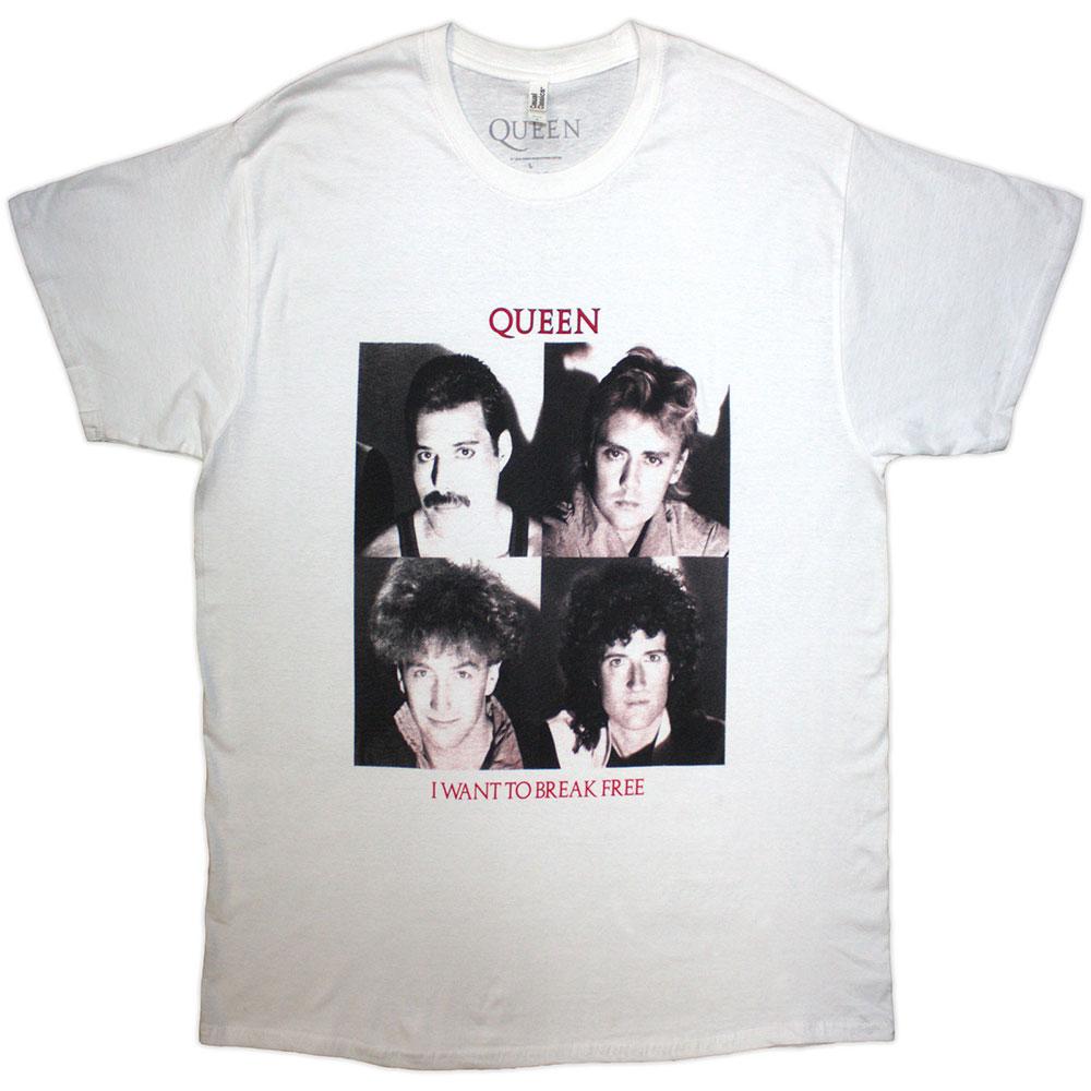 (クイーン) Queen オフィシャル商品 ユニセックス I Want To Break Free Tシャツ 半袖 トップス 【海外通販】