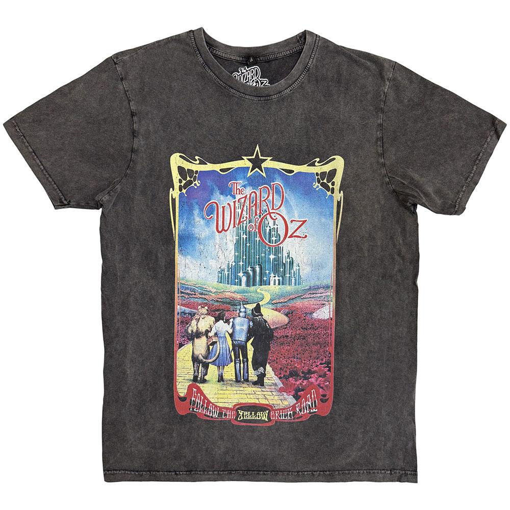 (オズの魔法使) The Wizard Of Oz オフィシャル商品 ユニセックス Yellow Brick Road Tシャツ ストーンウォッシュ 半袖 トップス 【海外通販】