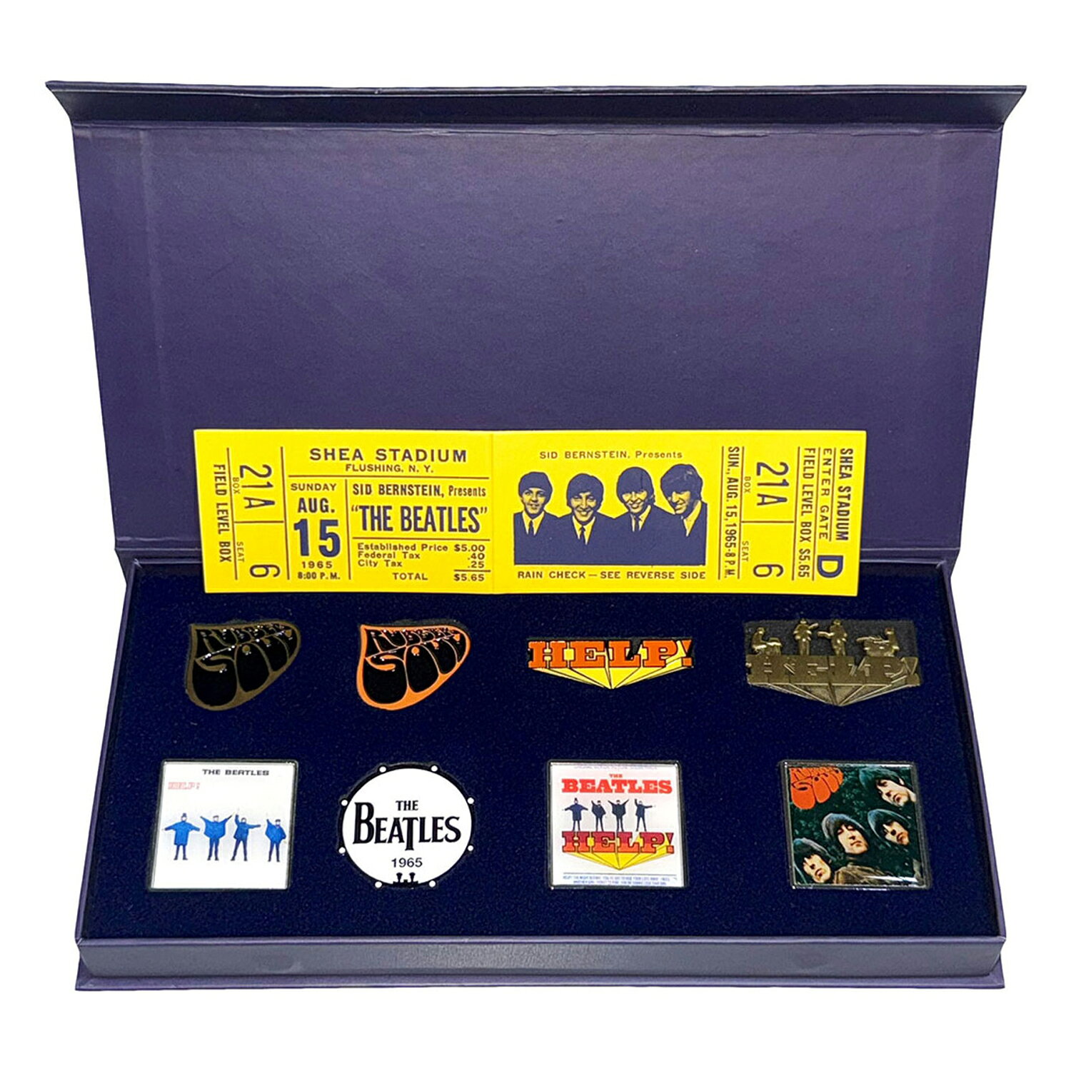 (ビートルズ) The Beatles オフィシャル商品 1965 バッジ セット 【海外通販】