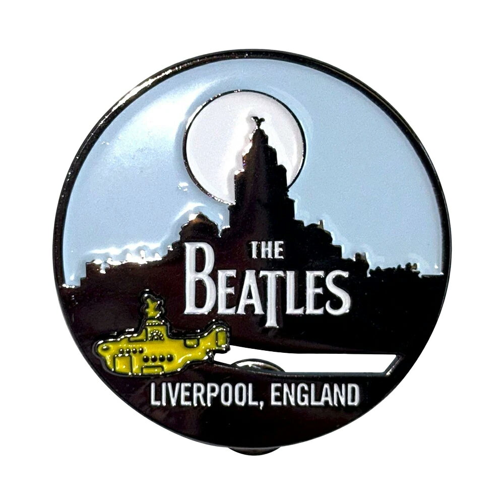 (ビートルズ) The Beatles オフィシャル商品 Liverpool Skyline & Yellow Submarine バッジ 【海外通販】