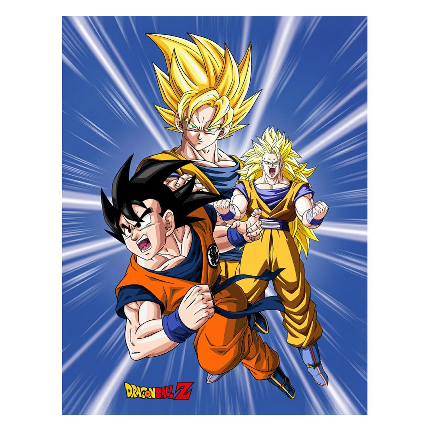 (ドラゴンボールZ) Dragon Ball Z オフィシャル商品 超サイヤ人 フリースブランケット フリース毛布 【海外通販】