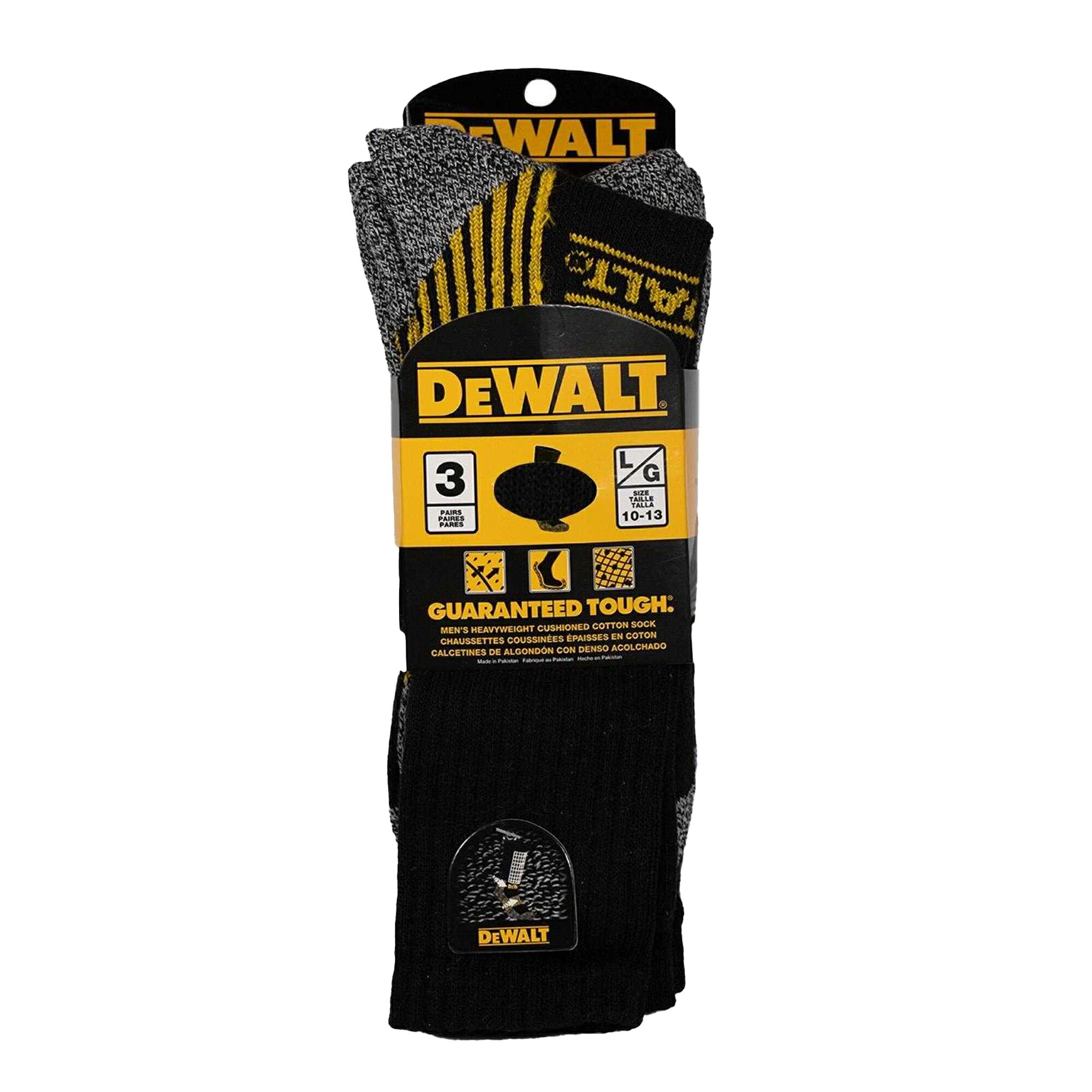 (デウォルト) Dewalt メンズ ヘビーデューティー頑丈 靴下 ワークソックス ソックス セット (6足組) 【海外通販】