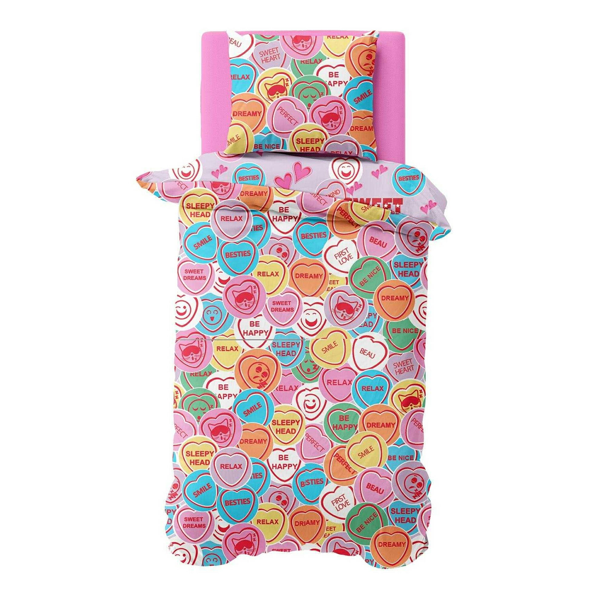 (ケイコレクション) K Collection Sweet Dreams Rotary Panel 掛け布団カバー・枕カバーセット 【海外通販】