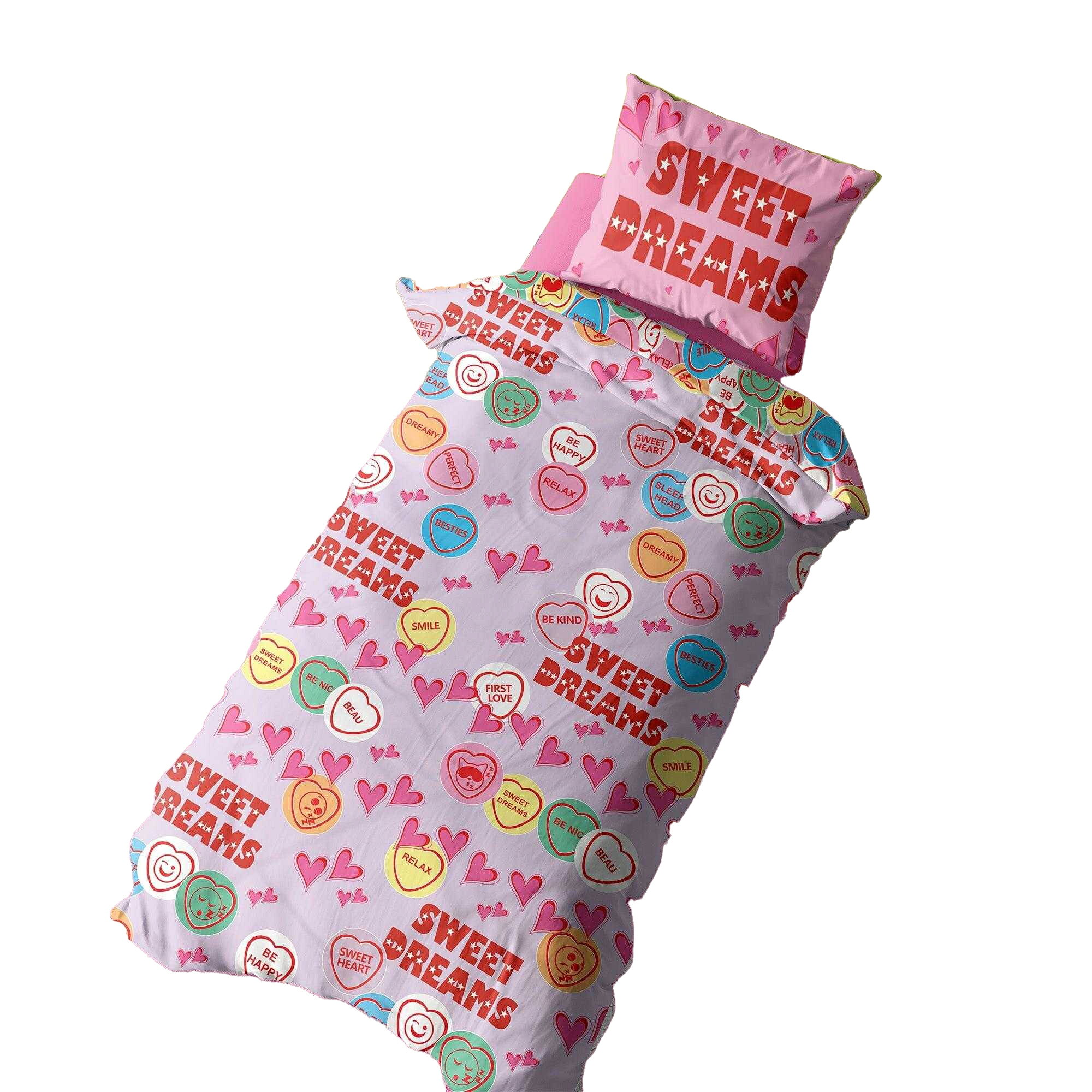 (ケイコレクション) K Collection Sweet Dreams Rotary Panel 掛け布団カバー・枕カバーセット 【海外通販】