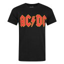 (エーシー・ディーシー) AC/DC オフィシャル商品 メンズ ロゴ Tシャツ 半袖 カットソー トップス 【海外通販】