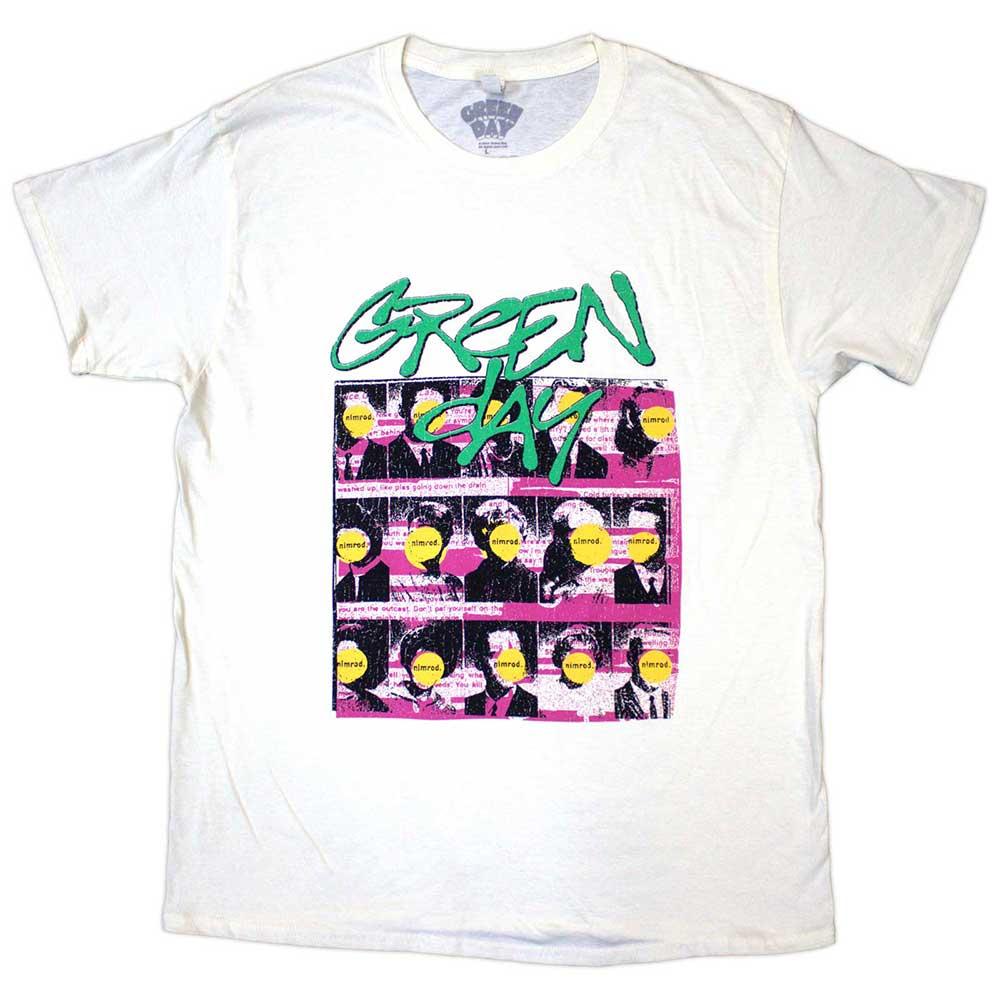 (グリーン・デイ) Green Day オフィシャル商品 ユニセックス Nimrod Tシャツ マグショット 半袖 トップス 