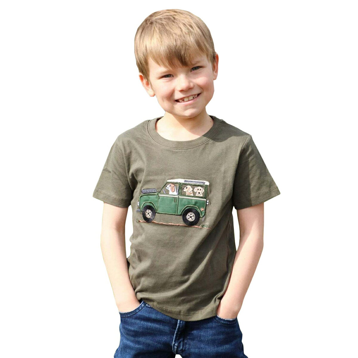 (ブリティッシュカントリーコレクション) British Country Collection キッズ・子供 Offroader Tシャツ 半袖 乗馬 ホースライディング 