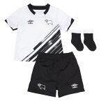 (アンブロ) Umbro ダービー・カウンティ フットボールクラブ Derby County FC オフィシャル商品 ベビー・赤ちゃん用 22/23 ホーム ユニフォーム セットアップ ミニキット 【海外通販】