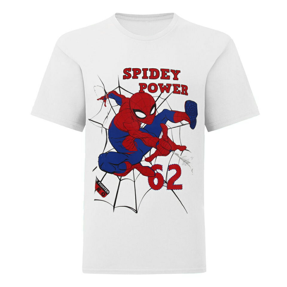 (マーベル) Marvel オフィシャル商品 子供用 スパイダーマン Spidey Power プリント 半袖 Tシャツ 男の子 【海外通販】