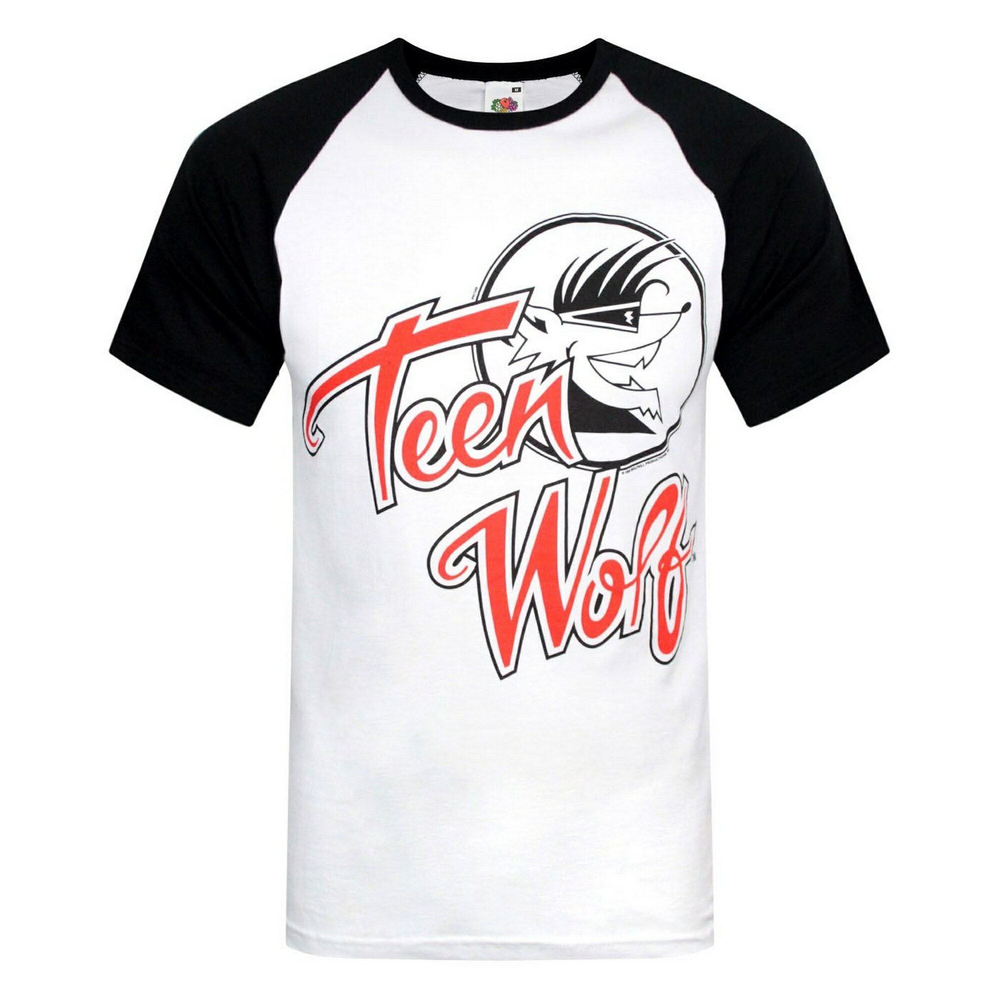 (ティーン・ウルフ) Teen Wolf オフィシャル商品 メンズ ロゴ Tシャツ ラグラン袖 半袖 トップス 【海外通販】