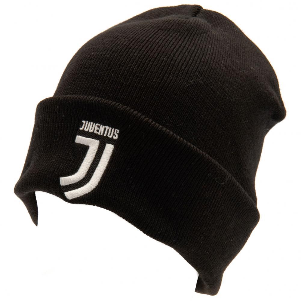 ユヴェントス フットボールクラブ Juventus FC オフィシャル商品 折り返し ニット帽 ビーニー ニットキャップ 【海外通販】