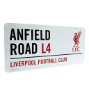 リバプール フットボールクラブ Liverpool FC オフィシャル商品 ストリートサイン ブリキ看板 