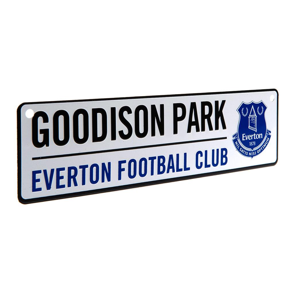 エバートン フットボールクラブ Everton FC オフィシャル商品 窓用 ストリートサイン ブリキ看板 【海外通販】