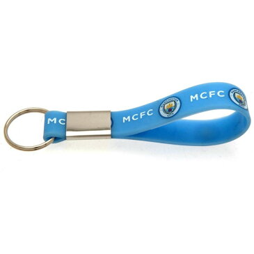 マンチェスター・シティ フットボールクラブ Manchester City FC オフィシャル商品 シリコン キーリング キーホルダー 【楽天海外直送】