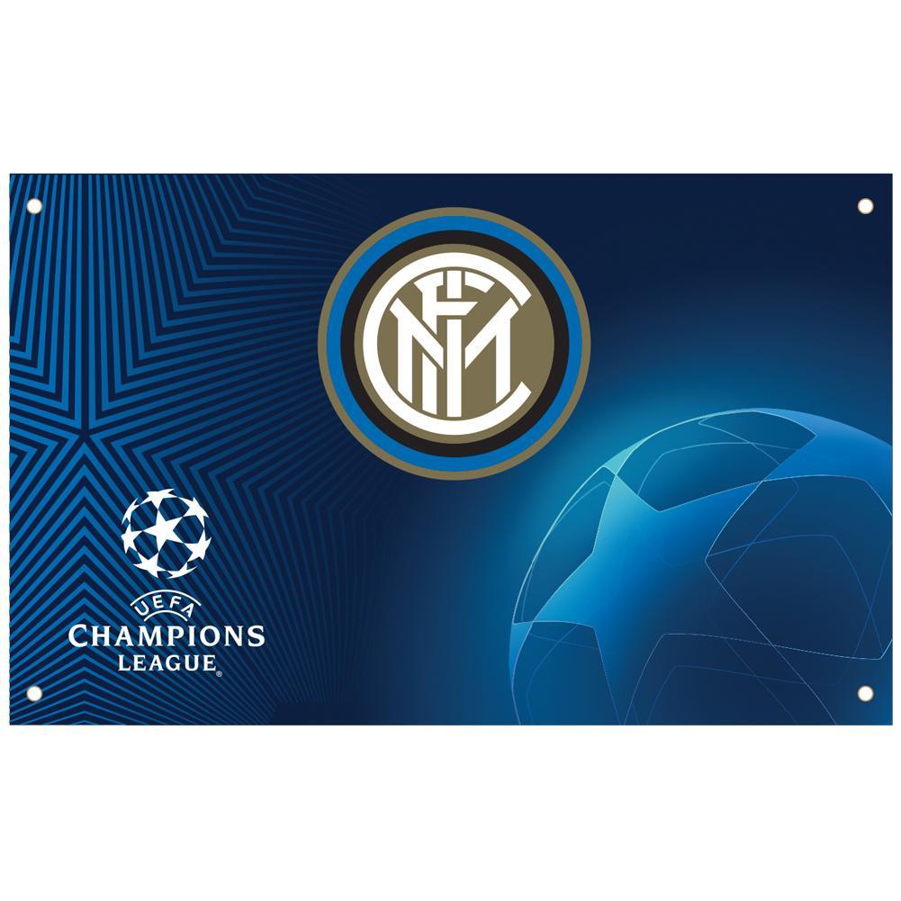 FCインテルナツィオナーレ・ミラノ FC Inter Milan オフィシャル商品 チャンピオンズリーグ フラッグ 旗 サッカー 【海外通販】