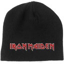 (アイアン・メイデン) Iron Maiden オフィシャル商品 ユニセックス ロゴ ニット帽 ビーニー キャップ 【海外通販】