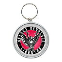 (ヴェルヴェット・リヴォルヴァー) Velvet Revolver オフィシャル商品 サークル ロゴ キーリング エナメル キーホルダー 【海外通販】
