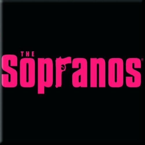 (ザ・ソプラノズ) The Sopranos オフィシャル商品 メインロゴ フリッジマグネット 冷蔵庫 磁石 【海外通販】