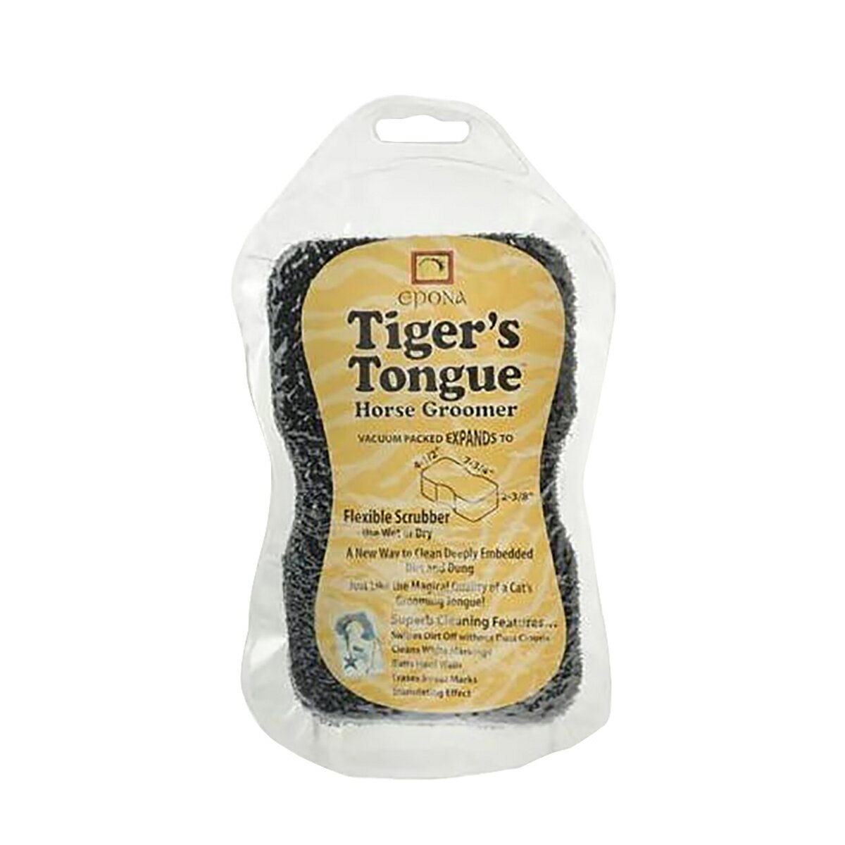 エクインプロダクツ Equine Products 馬用 Tigers Tongue タイガーズタン ホースグルーマー ブラシ 乗馬 お手入れ グルーミング ホースライディング 【海外通販】