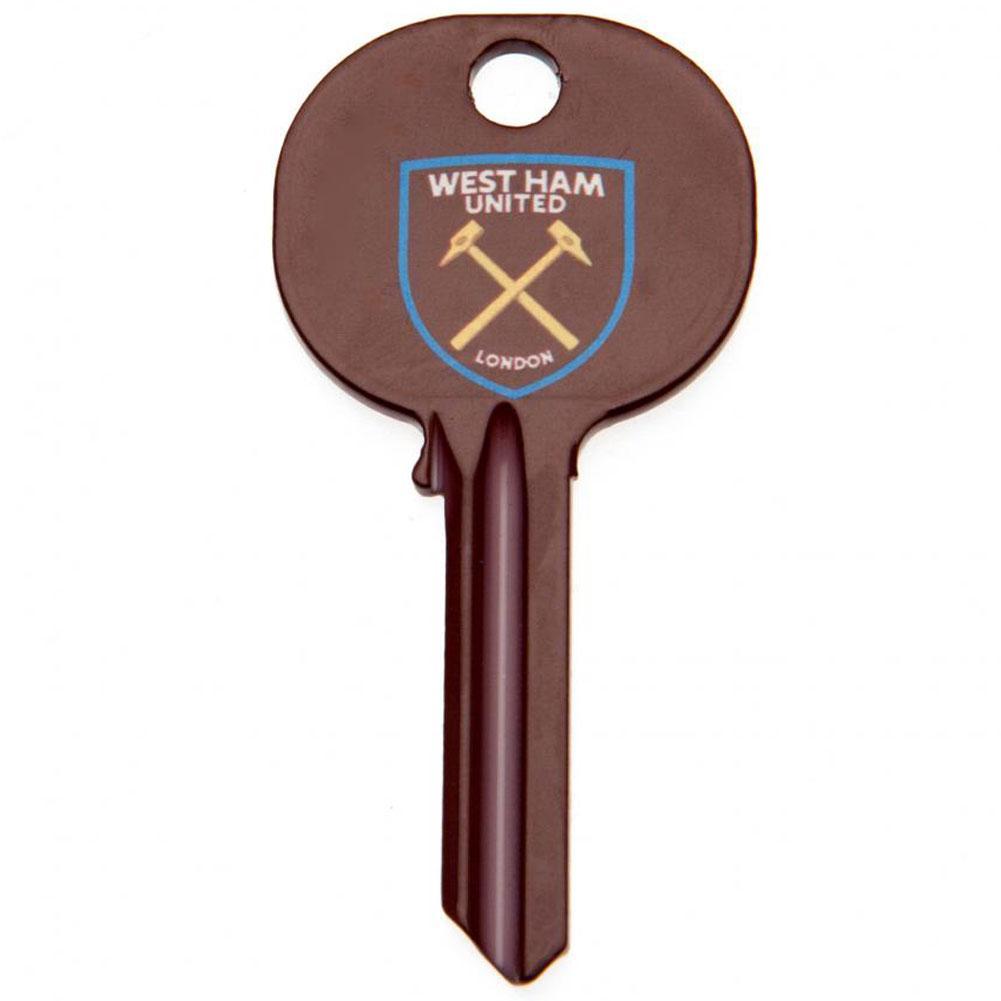 ウェストハム・ユナイテッド フットボールクラブ West Ham FC オフィシャル商品 ブランクキー 鍵 チャーム 【海外通販】