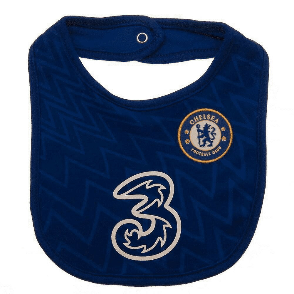 チェルシー フットボールクラブ Chelsea FC オフィシャル商品 ベビー・赤ちゃん よだれかけ スタイ ビブ セット 2枚組 【海外通販】