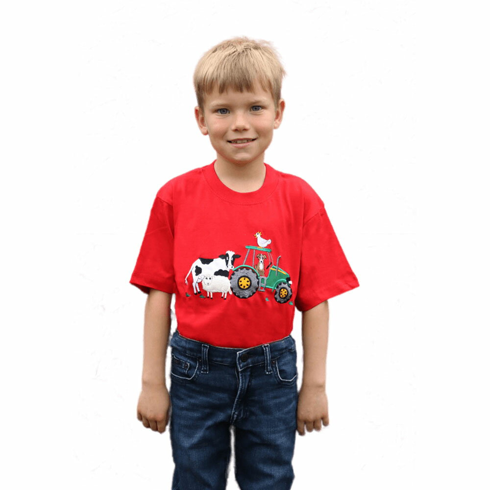 (ブリティッシュカントリーコレクション) British Country Collection キッズ・子供 Farmland Tシャツ 半袖 乗馬 トップス ホースライディング 