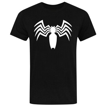 (マーベル) Marvel ヴェノム オフィシャル商品 ユニセックス ロゴ プリント 半袖 Tシャツ カットソー 【楽天海外直送】