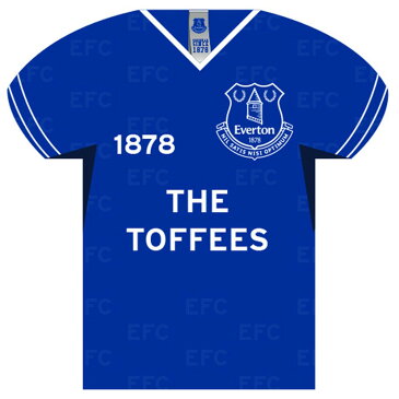 エバートン フットボールクラブ Everton FC オフィシャル商品 サッカーシャツ型 ブリキ看板 【海外通販】