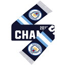 マンチェスター・シティ フットボールクラブ Manchester City FC オフィシャル商品 Champions 2018/19 フットボールスカーフ マフラー 【楽天海外直送】