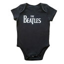 (ザ・ビートルズ) The Beatles オフィシャル商品 ベビー・赤ちゃん Drop T ロゴ ボディースーツ 半袖 ロンパース 【海外通販】