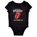 (ローリング・ストーンズ) The Rolling Stones オフィシャル商品 ベビー・赤ちゃん US Tour ´78 ボディースーツ 半袖 ロンパース 【海外通販】