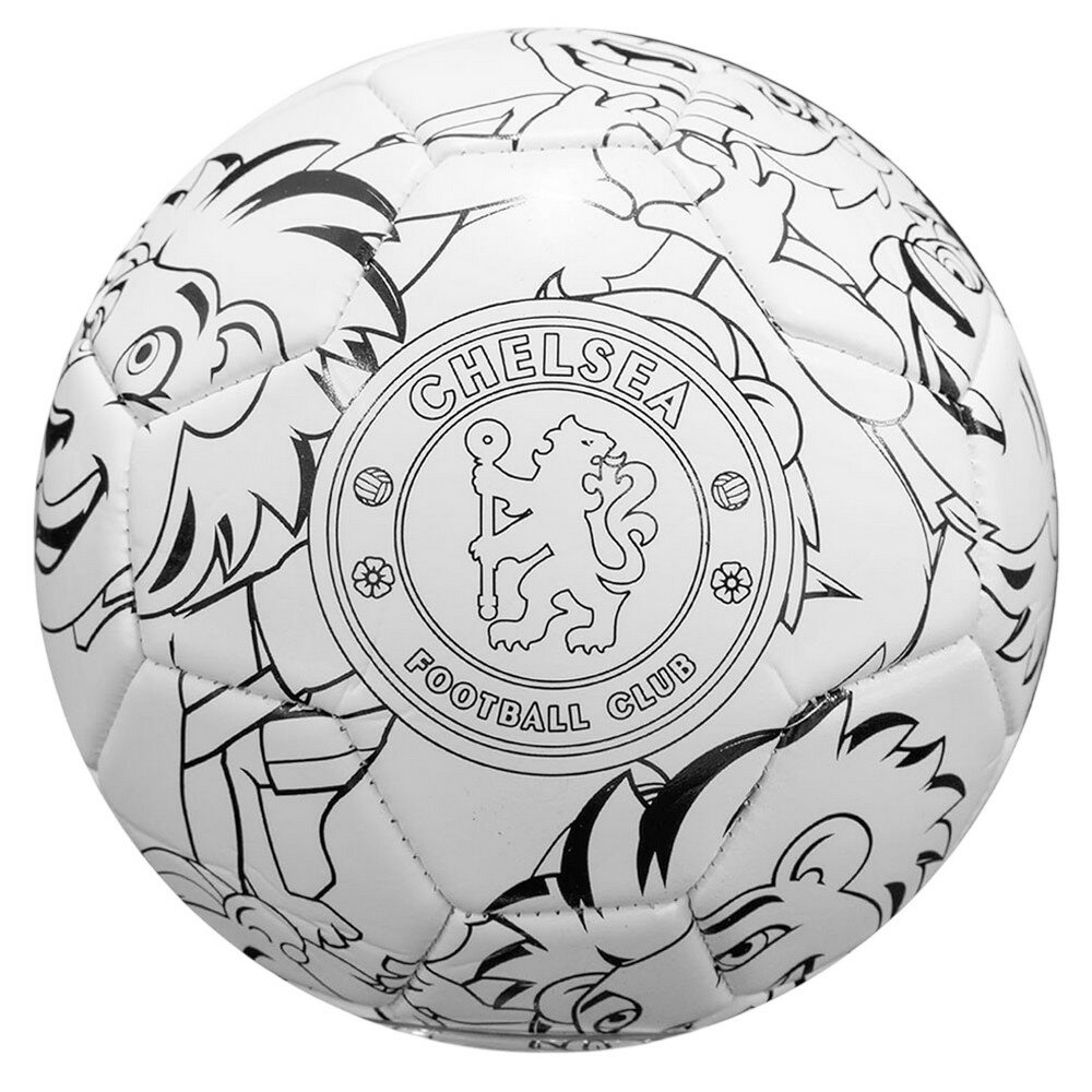 チェルシー フットボールクラブ Chelsea FC オフィシャル商品 Colour In サッカーボール ミニサッカーボール セット 【海外通販】