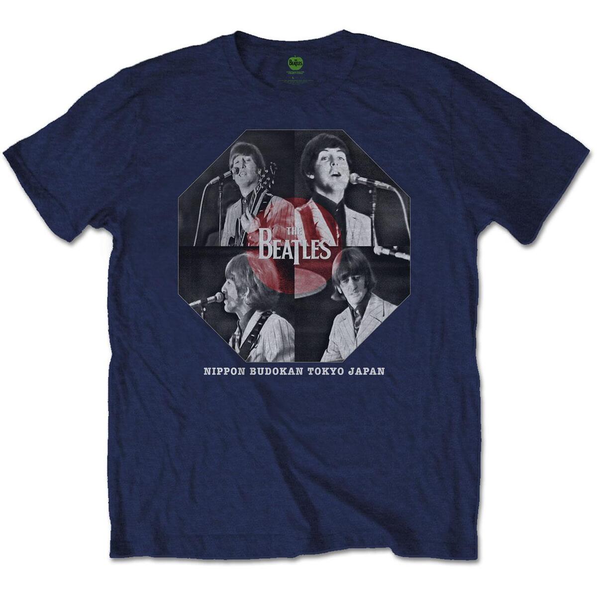 (ザ ビートルズ) The Beatles オフィシャル商品 ユニセックス 武道館 Tシャツ 八角形 半袖 トップス 【海外通販】