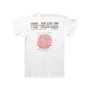 (ザ ビートルズ) The Beatles オフィシャル商品 ユニセックス 武道館 セット リスト Tシャツ バックプリント 半袖 トップス 【海外通販】