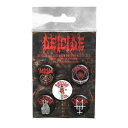 (ディーサイド) Deicide オフィシャル商品 バッジ セット (5個組) 【海外通販】