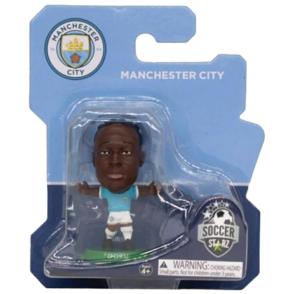 マンチェスター・シティ フットボールクラブ Manchester City FC オフィシャル商品 SoccerStarz ジェレミー・ドク フィギュア 人形 【海外通販】