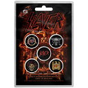 (スレイヤー) Slayer オフィシャル商品 Eagle バッジ セット (5個組) 【海外通販】