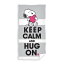 (スヌーピー) Snoopy オフィシャル商品 Keep Calm & Hug On コットン ビーチタオル バスタオル 【海外..