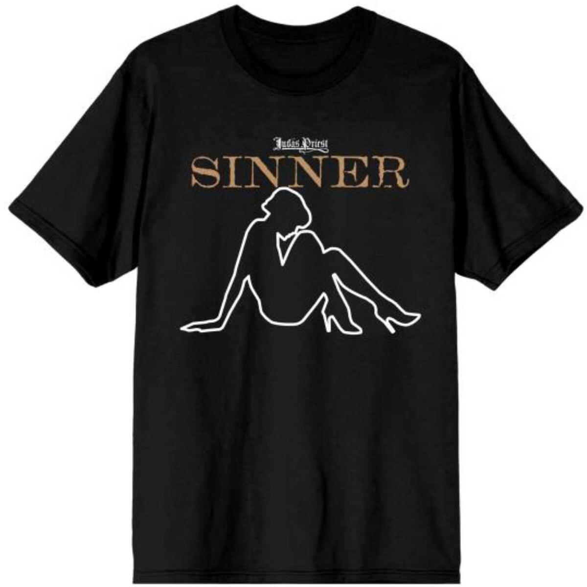 (ジューダス プリースト) Judas Priest オフィシャル商品 ユニセックス Sin After Sin Sinner Lady Tシャツ コットン 半袖 トップス 【海外通販】