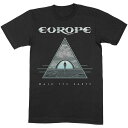 (ヨーロッパ) Europe オフィシャル商品 ユニセックス Walk The Earth Tシャツ コットン 半袖 トップス 【海外通販】