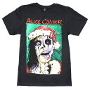 (アリス クーパー) Alice Cooper オフィシャル商品 ユニセックス Christmas Card Tシャツ 半袖 トップス 【海外通販】