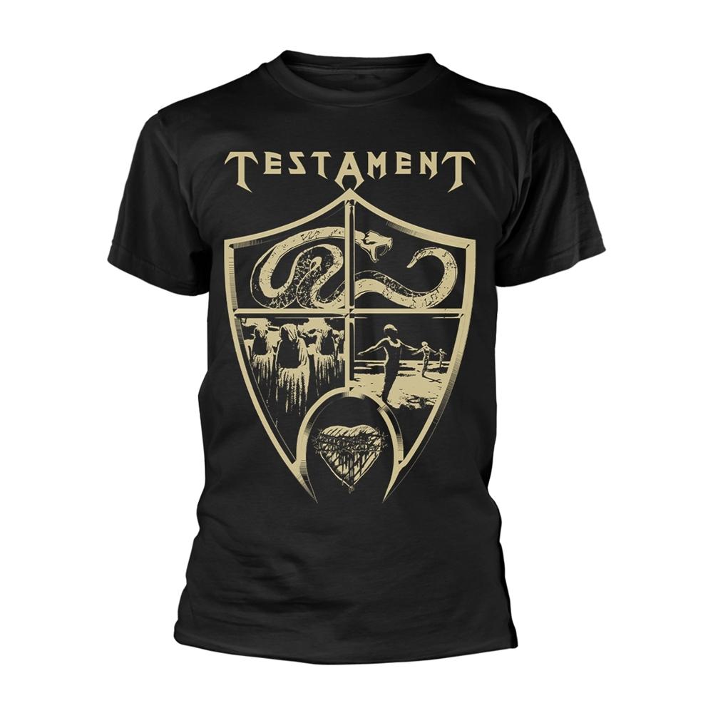 (テスタメント) Testament オフィシャル商品 ユニセックス Shield Tシャツ 半袖 トップス 【海外通販】